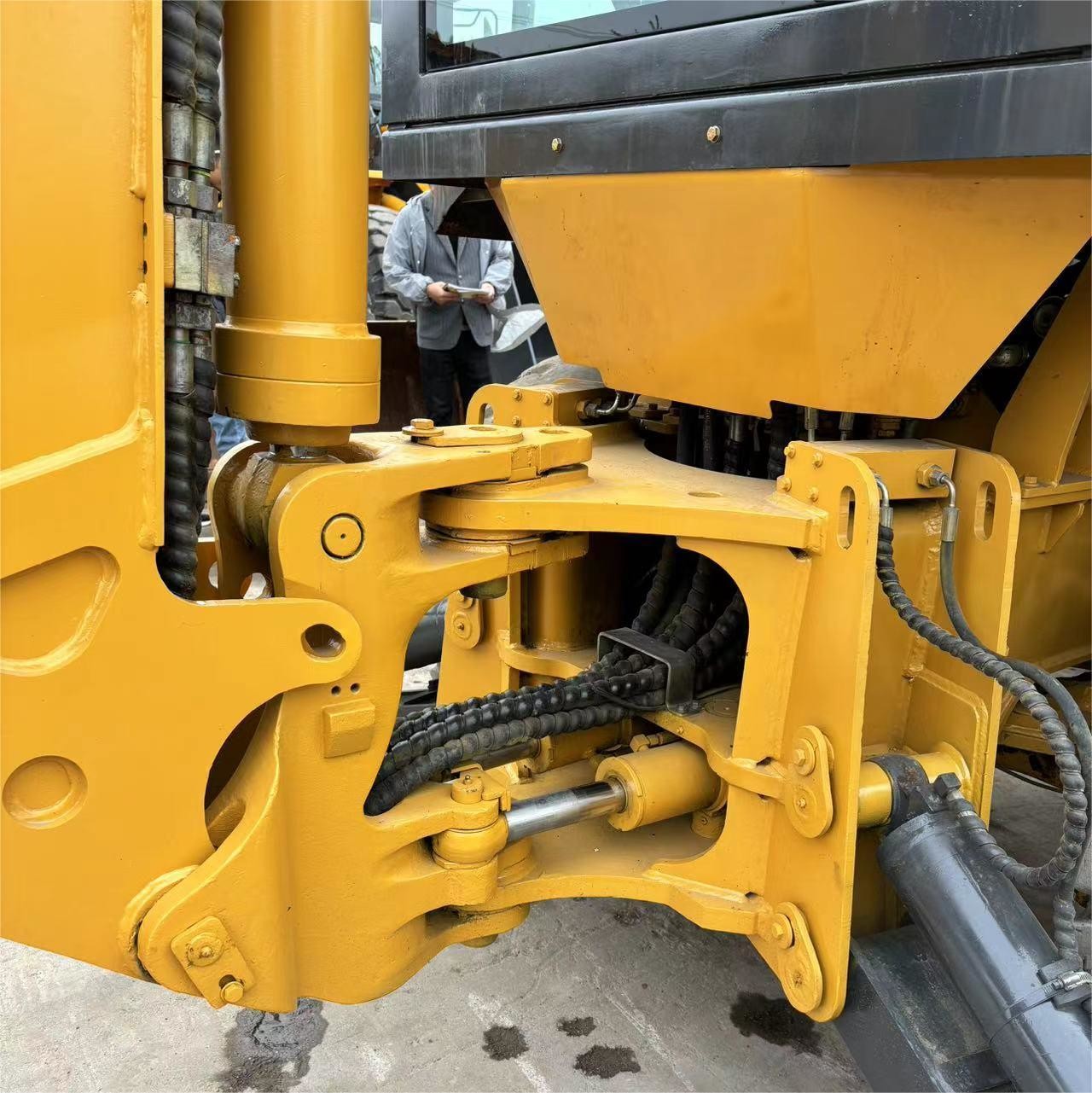 Landscaping Used Backhoe Loader Lingong SDLG LGB680 8 Ton