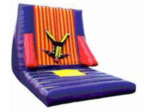 Buy cheap PVC Tarpaulin Inflatable Amusement Park With Velcro Sticky Wall And Velcro Suits product