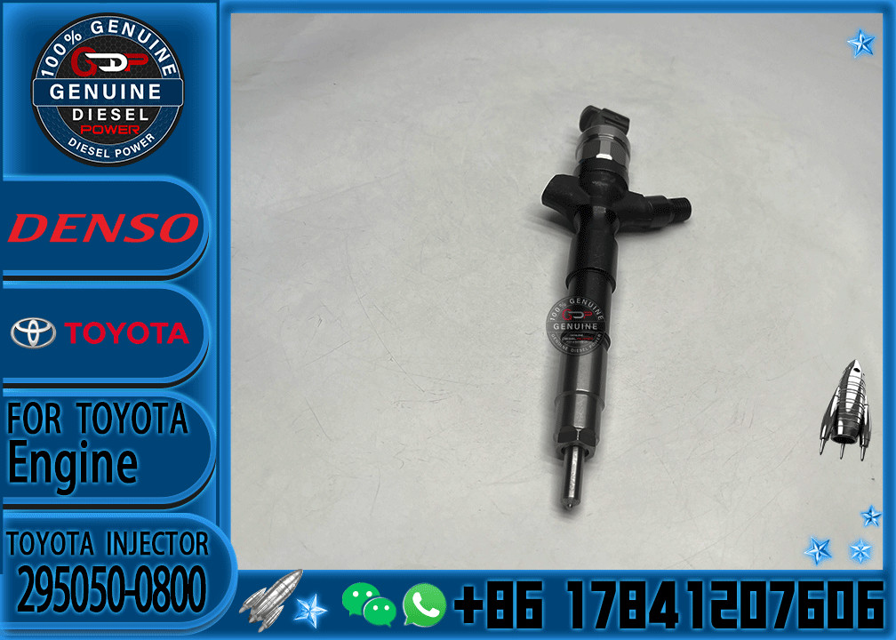 New Common Rail Injector 295050-0800 295050-0801 295050-0802 for 1KD 2KD Diesel Nozzle High Quality