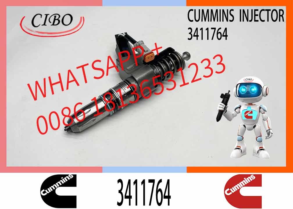Neutral Fuel Injector Assembly 3411767 Common Rail Injector 3411764 for Cummins Engine N14