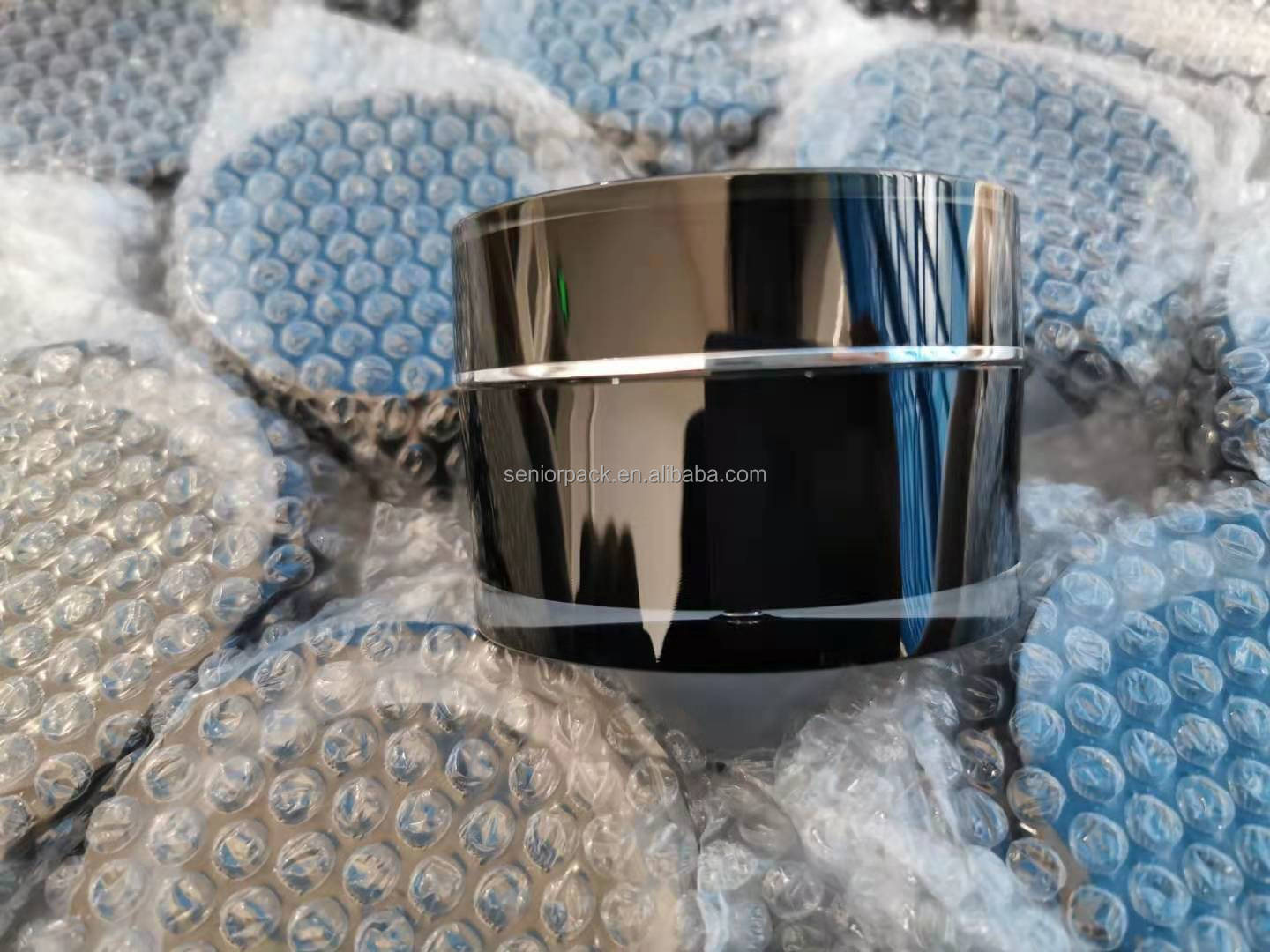 Eco Friendly Portable Containers 5ml 10g 20g Face Cream Jar Traveling Plastic Pot Jars for UV Nail Gel Cosmetic Packaging