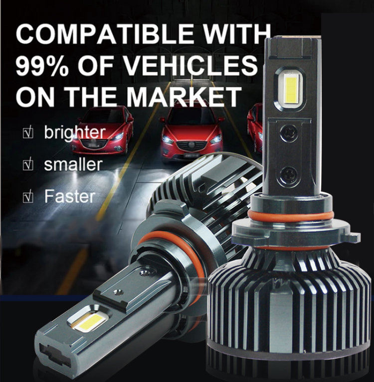 F5 Faro Focos H7 White Headlight Bulbs H4 Lamp 110W High Power Led Head