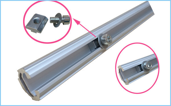 Oval Shape Aluminum Alloy Tube With Hole And Slot Dia-Casting Flexible Aluminum Pipe