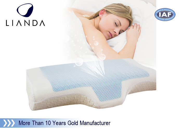 Reversible OEM ODM Cooling Gel Pillow , Infused Memory Foam cool gel neck pillow FOR Car