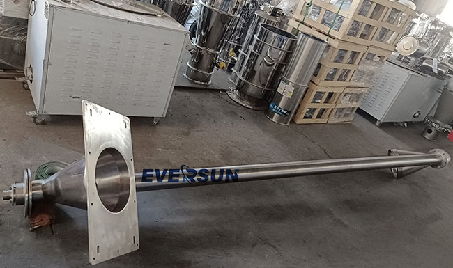 Horizontal Double Spiral Screw Conveyor Rice Husk Screw Feeder For Seed Powder