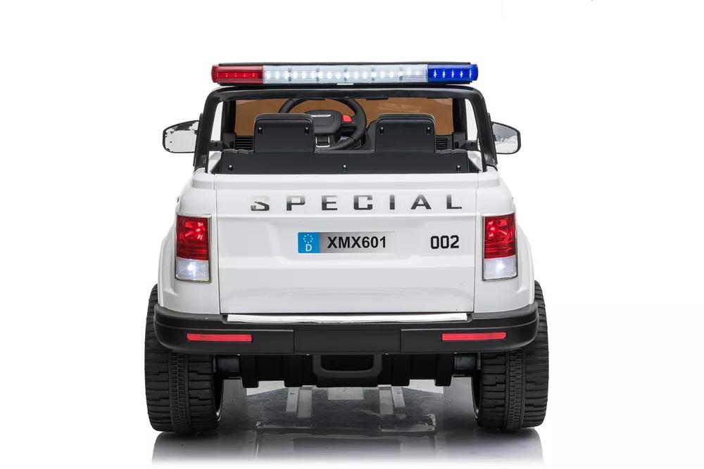 Black Ride On Baby Electric Police SUV Car With Remote Control Toy for Big Children
