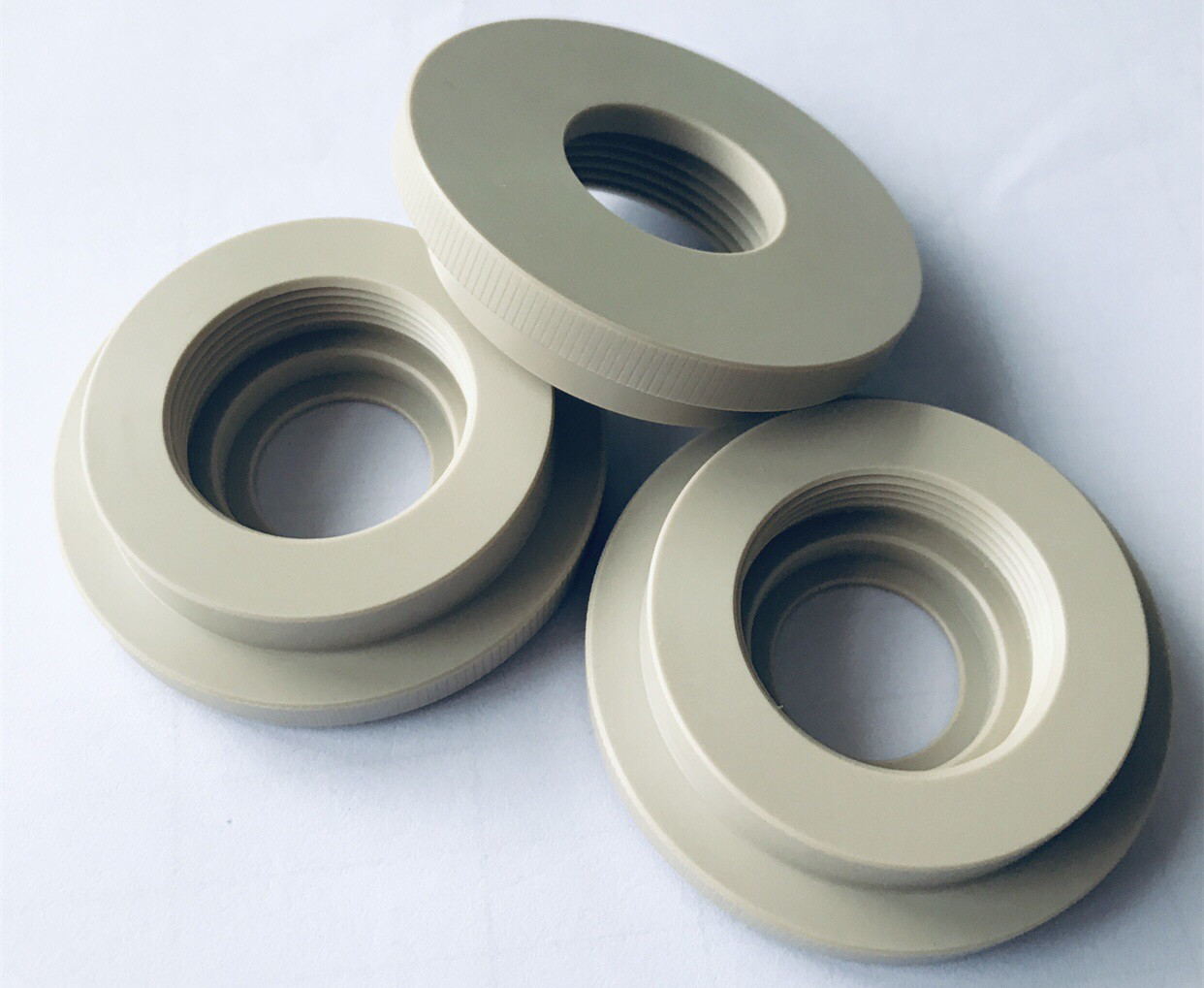 Custom Peek Tubing CNC Machining Parts For Chemical Machine Fittings