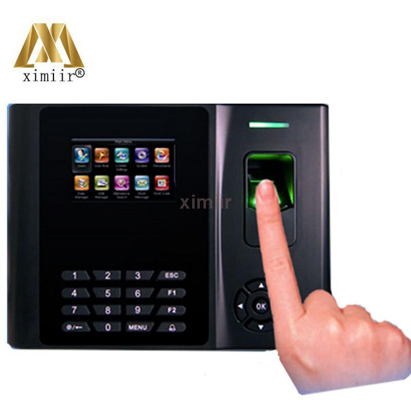 Backup Battery Biometric Fingerprint Reader Xm210 With Linux System Standalone Fingerprint Time Attendance Device