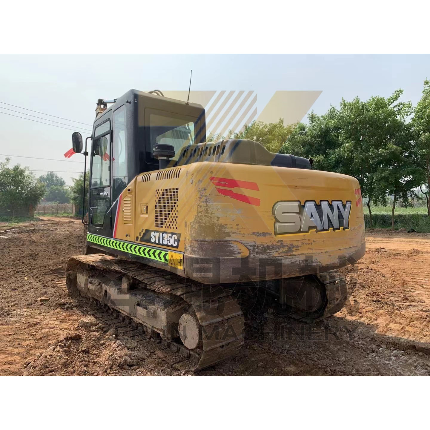 Used Sany SY135C Pro Excavator with 0.6m³ Bucket Capacity In Shanghai