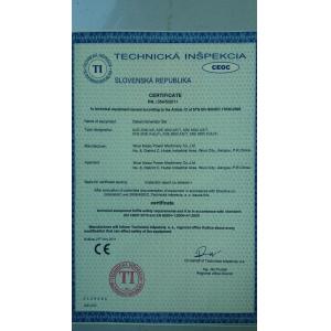Wuxi Kaiao Power Machinery Co.,Ltd. Certifications