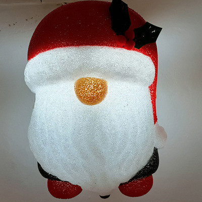 EVA Plastic Outdoor Gnome Christmas Porch Light Cover Holiday Home Decor