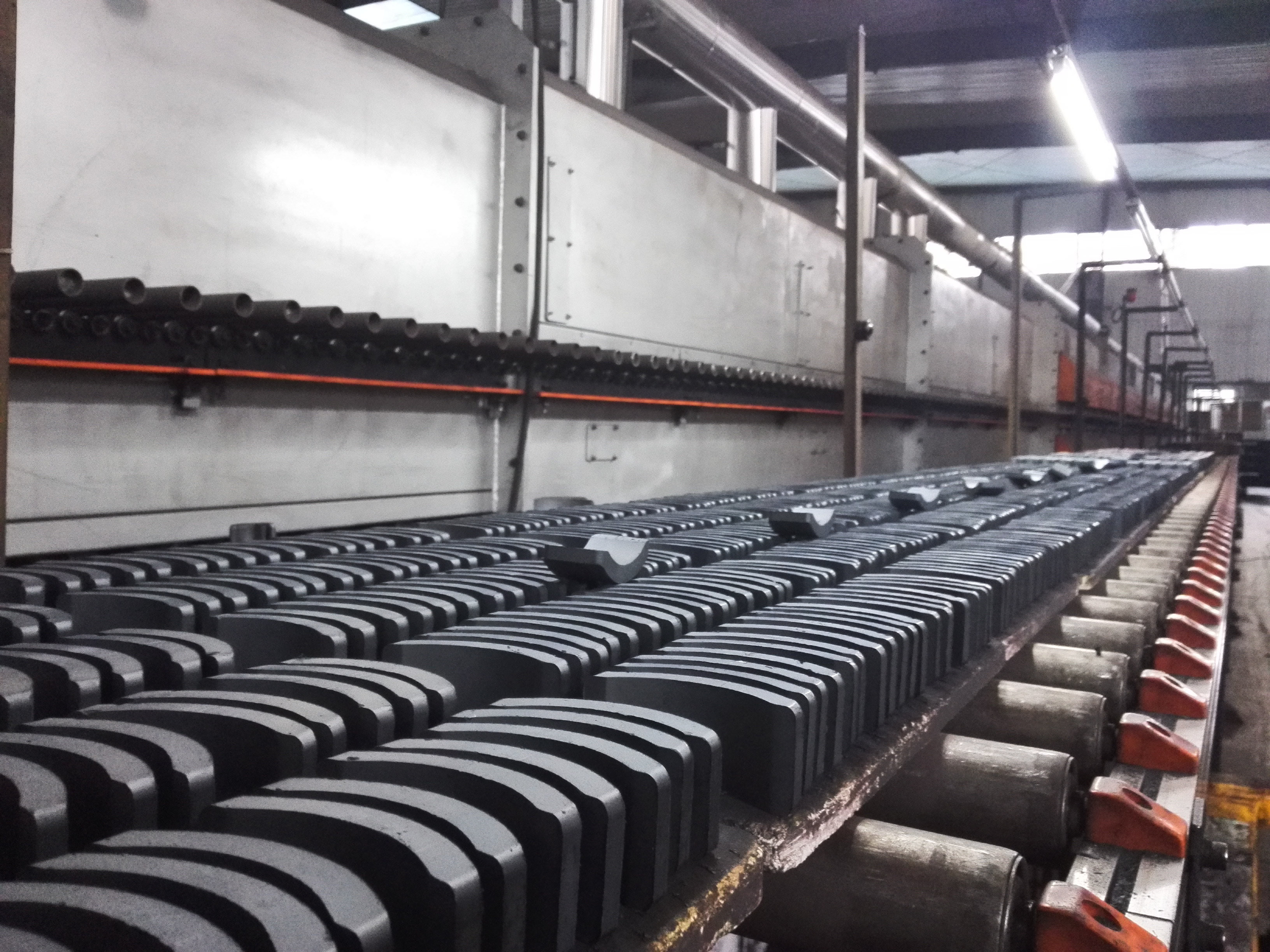 Super Strong Ferrite Magnet SrO Fe2O3 Motor Ceramic Processing