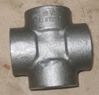 DN150 SCH40 A234 WP11 Steel Pipe Cross Used At Main Pipe Branch
