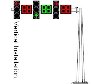 200MM Last Speed ​​2-Aspect RG Pedestrian With R/Y Countdown Timer Road Traffic Light