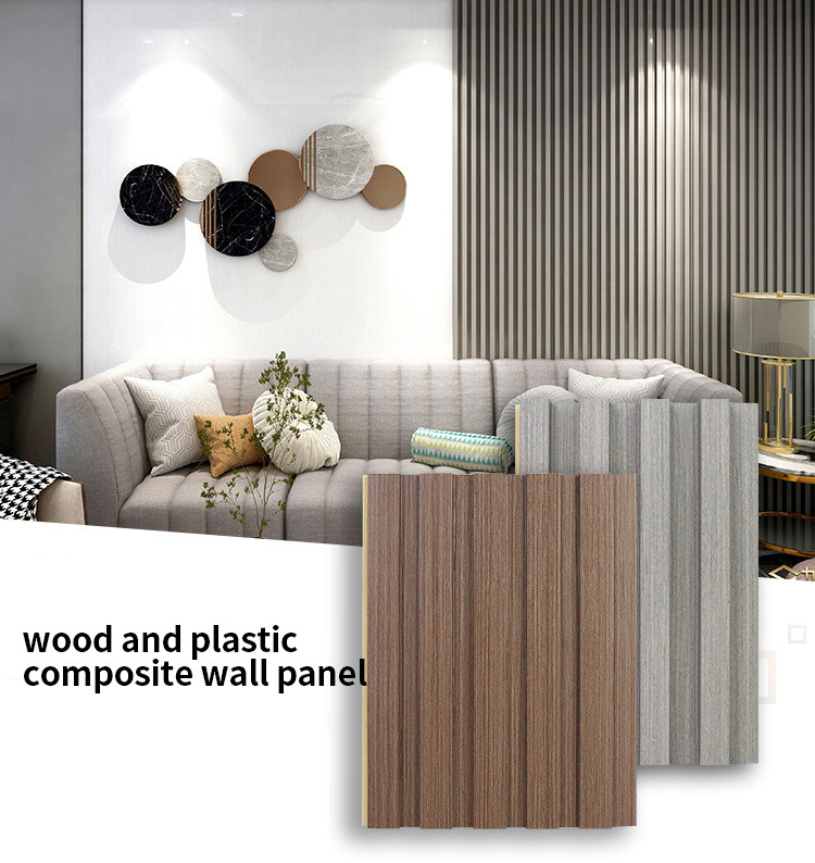 Colorful WPC Wall Panel Wall Decorations Interior Easy Installation Anti-scratch WPC Wall Cladding