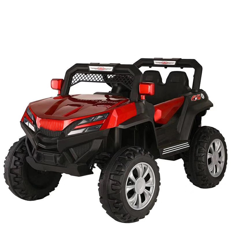 6v4*2 Super Power Off-road Vehicle Double Electric Double Drive Children's Car White