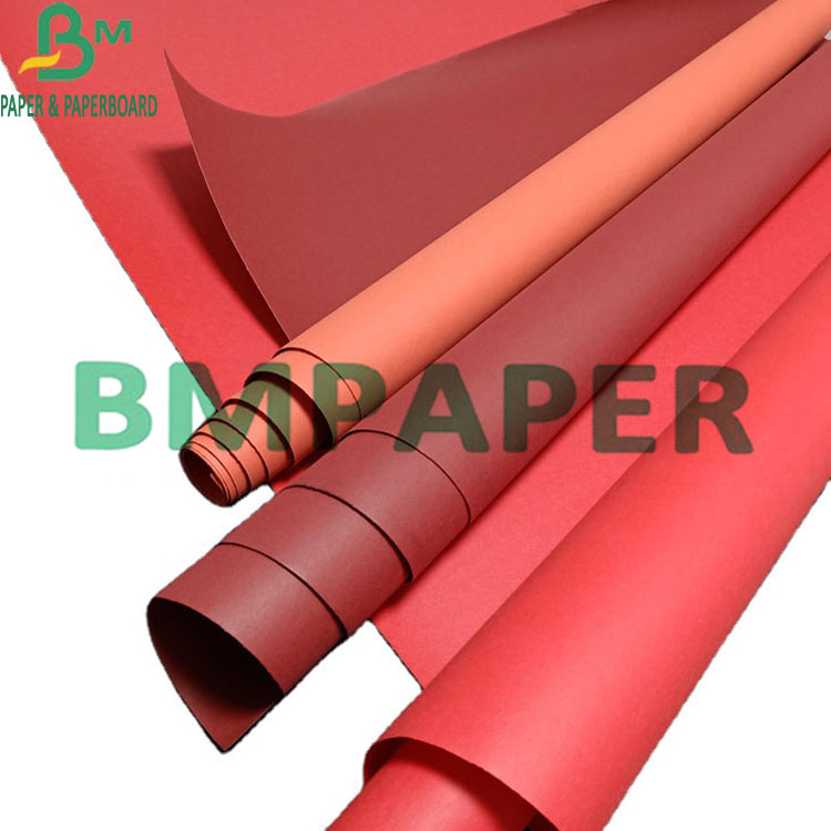 0.55mm Washable Colorful Degradable Kraft Paper For Making Packing Bags