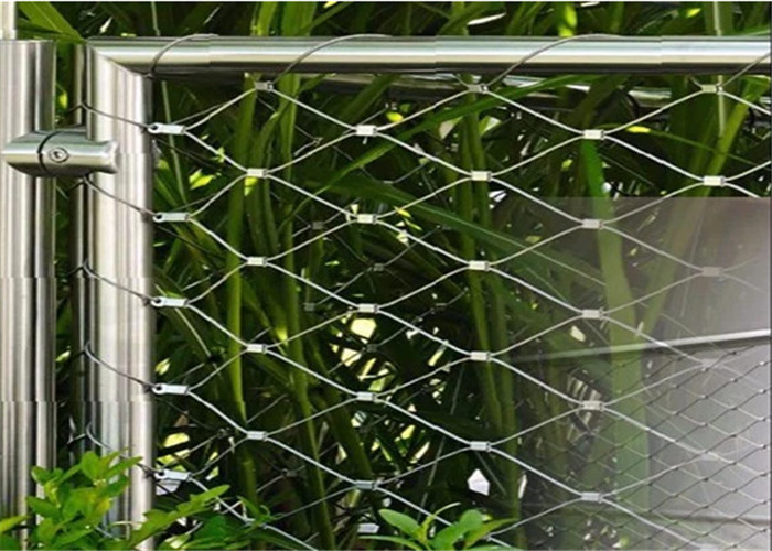 Flexible X-tend Ferruled Stainless Steel Wire Rope Mesh For Balcony Balustrade