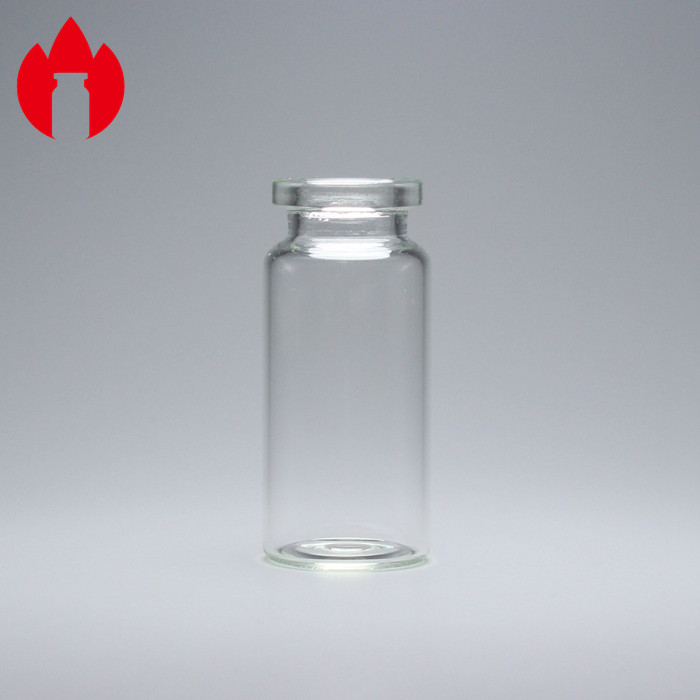 Chinese Standard 10ml Clear Single Dose Glass Vials Empty Crimp Neck Bottle