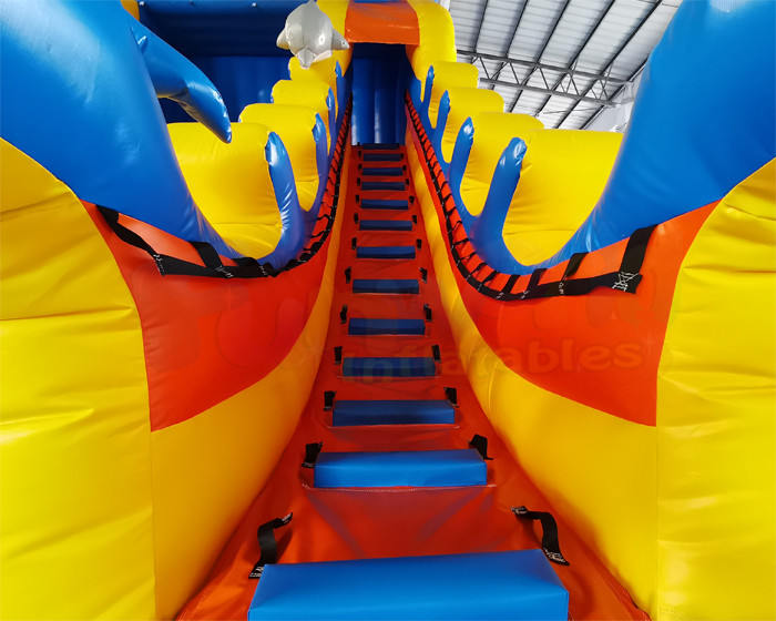 Animals 1000D Inflatable Bounce House Jumping Bouncer Slide