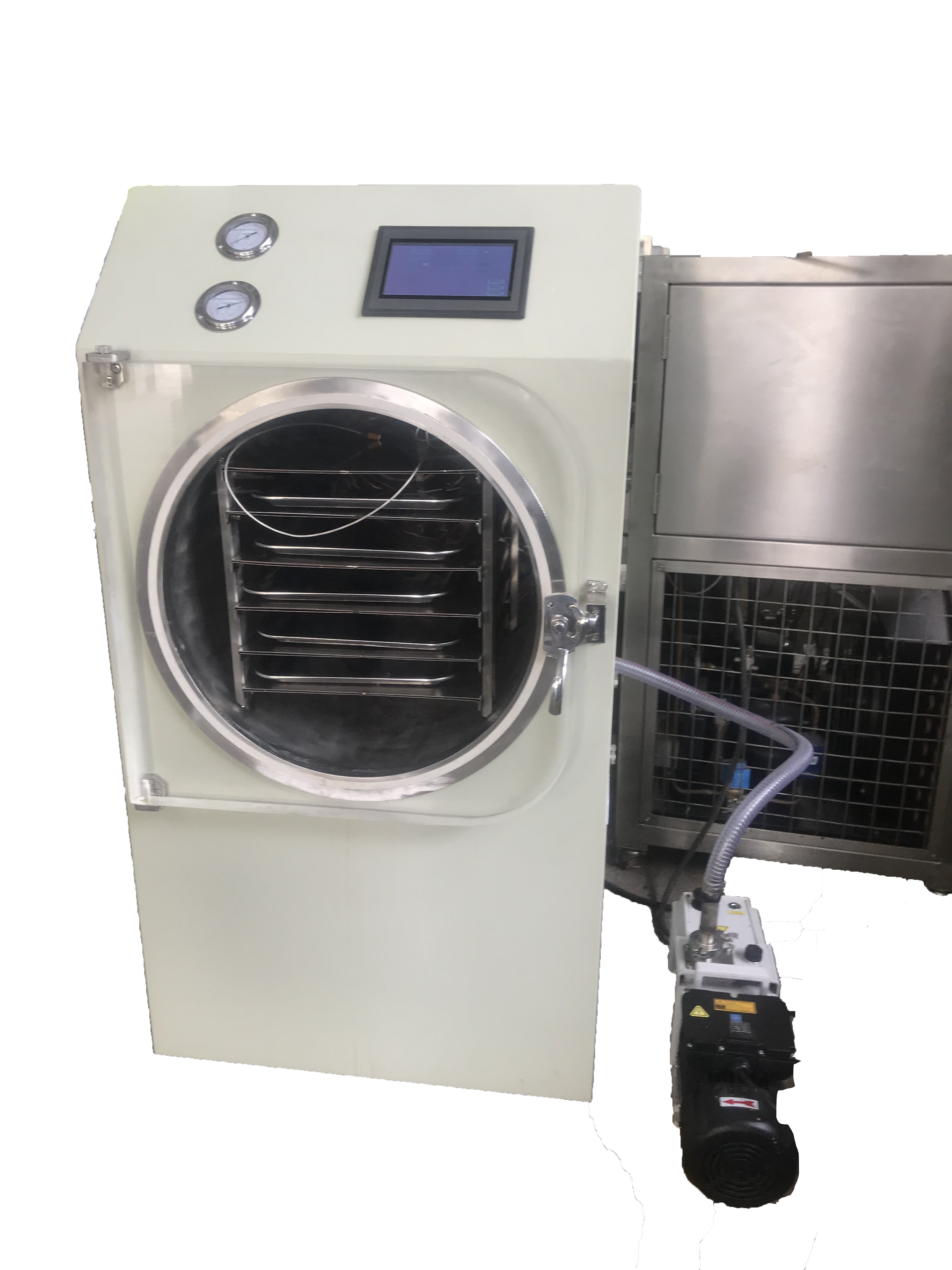 Stainless Steel Personal Food Freeze Dryer Low Noise High Automation Level