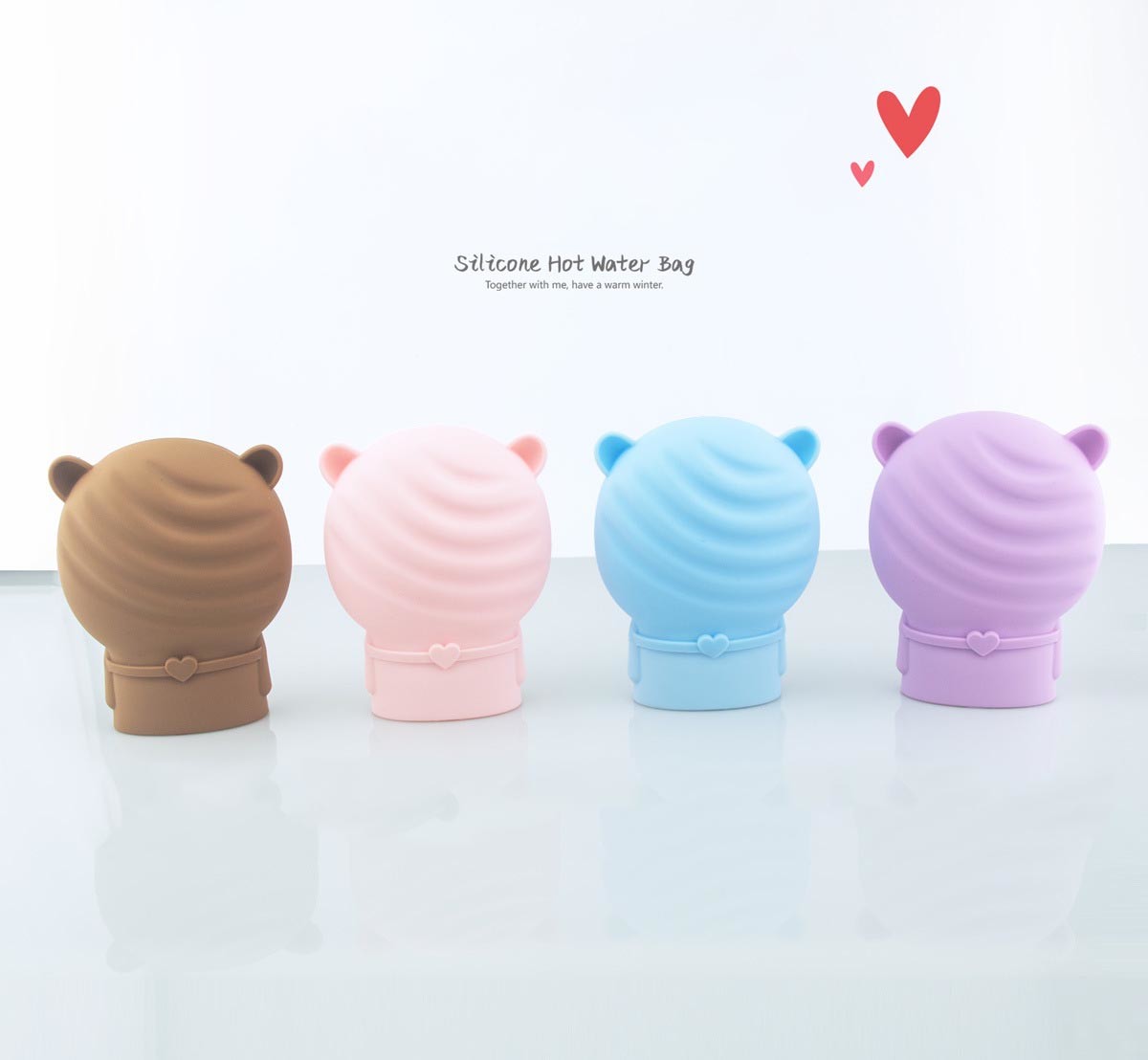 Colorful 2L Hot Water Bottle Tasteless Hot Compress and Cold Therapy for Headaches Cramps and Muscle Pain Relief