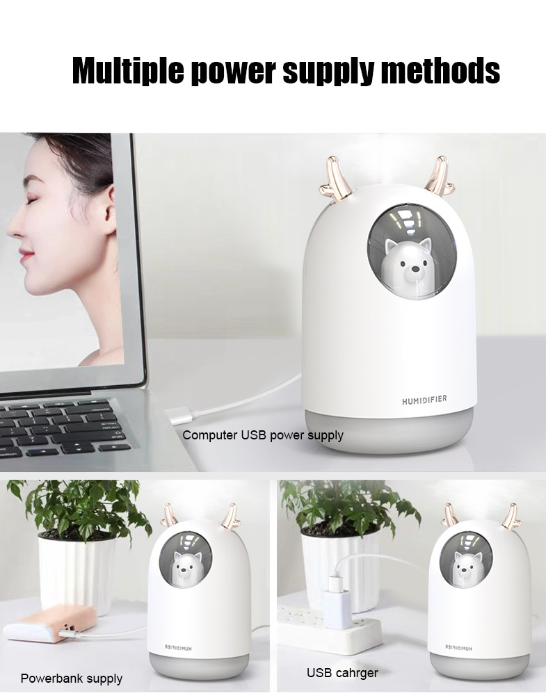 300ml Ultrasonic Cool Mist Air Humidifier