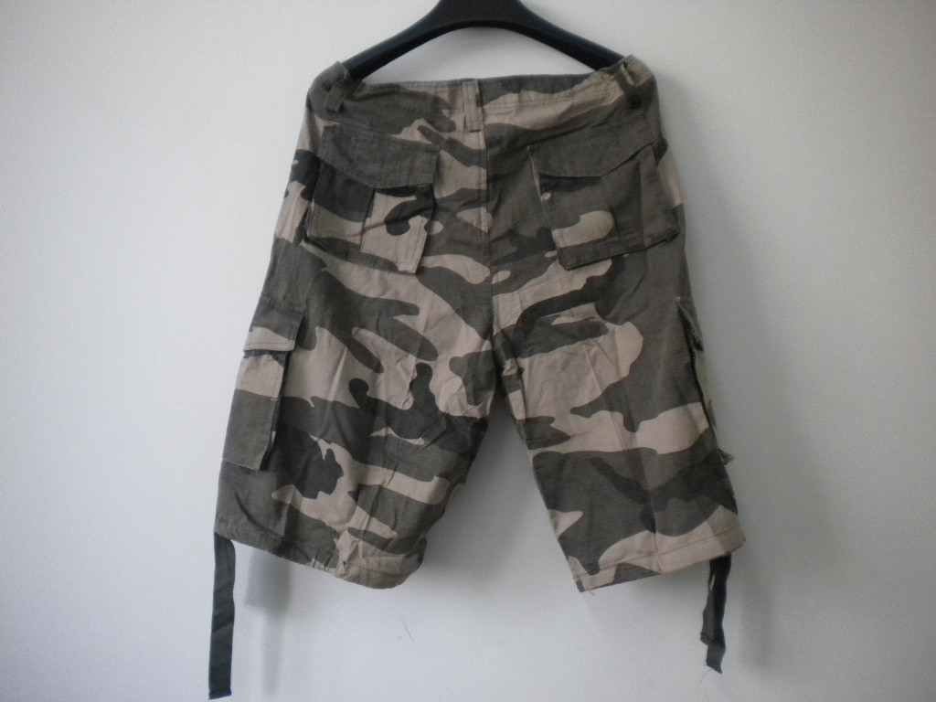short, mens short in 100% cotton, fishing short, casual short, khaki color, S-3XL