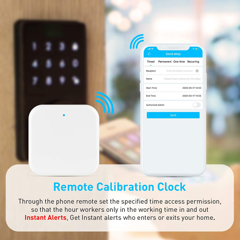 TT Lock Smart Fingerprint Door Lock S874 With Tuya APP Sliding Door Lock