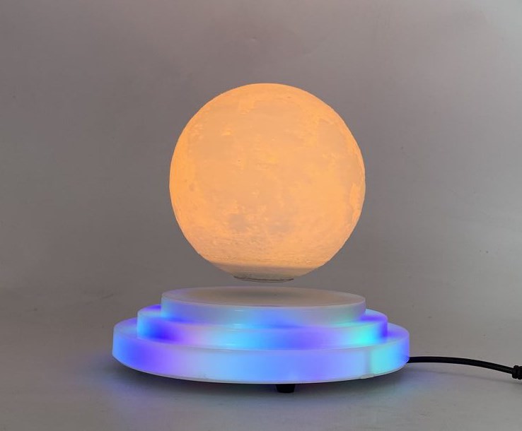 hotsale magnetic levitation floating moon lamp 3D printing christmas gift