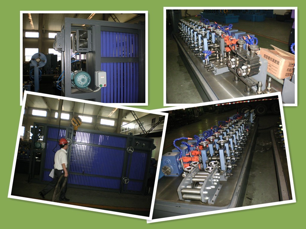 High Precision ERW Tube Mill HF Welding Run Out Table Adjustable Size