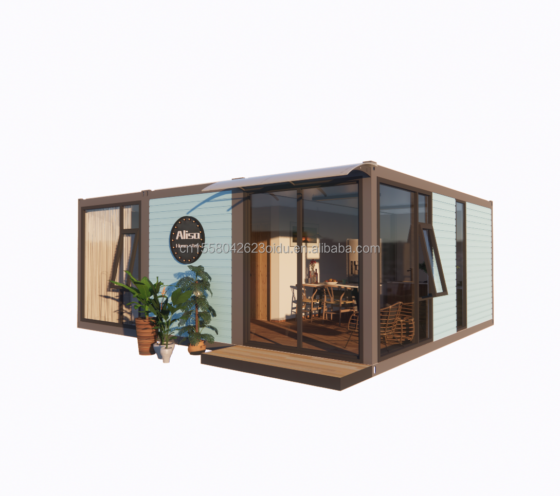 20ft or 40ft Eco-Friendly Container Made of Steel and Sandwich Panel for Clothing Store Restaurant Hotel