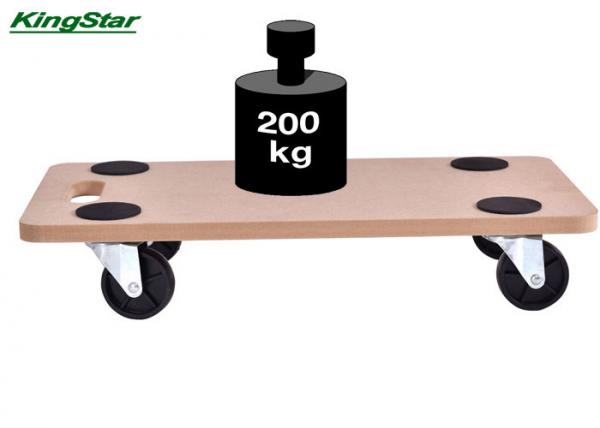 Quality MDF Four Wheel Flat Furniture Dolly for sale