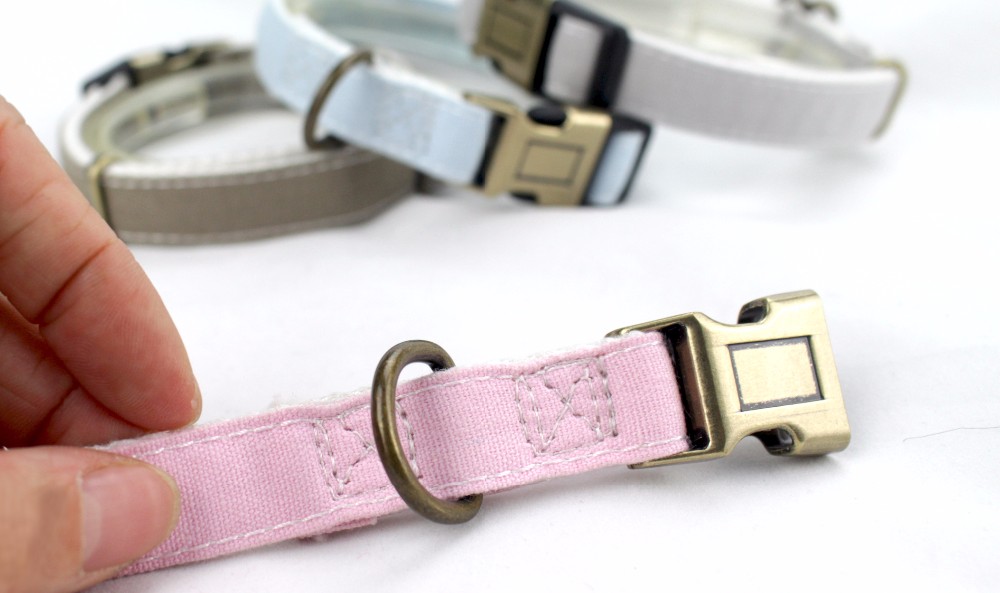 Colorful Walking Safety Luxury Dog Collars , New Style Adjustable Dog Collar