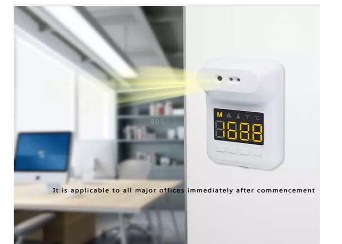 FDA Heat Sensitive 99%RH 10cm Wall Mounting Thermometer
