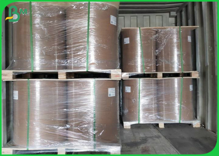 Folding Resistance 70gsm 80gsm White Kraft Paper Roll Gor Food Grade Boxes