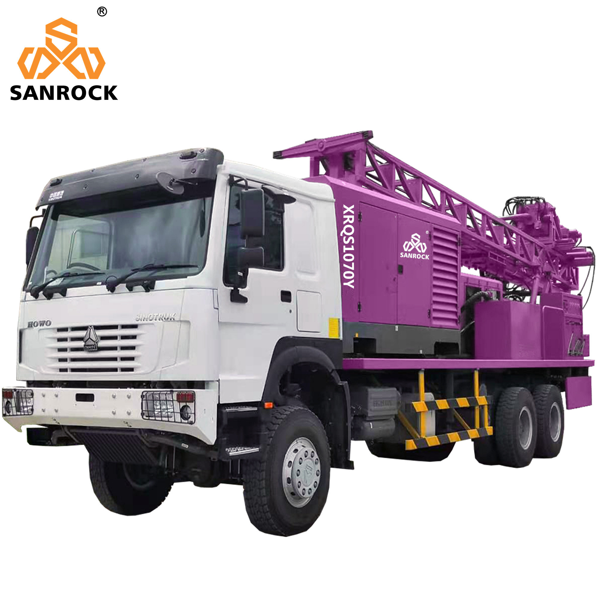 Truck Mounted Deep Water Well Drill Rig With Mud Pump 1000m
