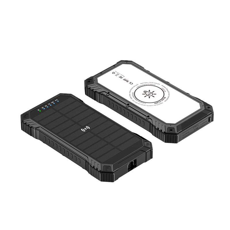 Quick Charge Support Waterproof 20000mah Solar Panel Power Bank for Outdoor Activities