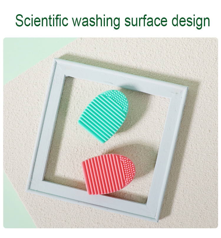 Silicone Eco Friendly Makeup Remover Pads Makeup Brush Cleaning Pad