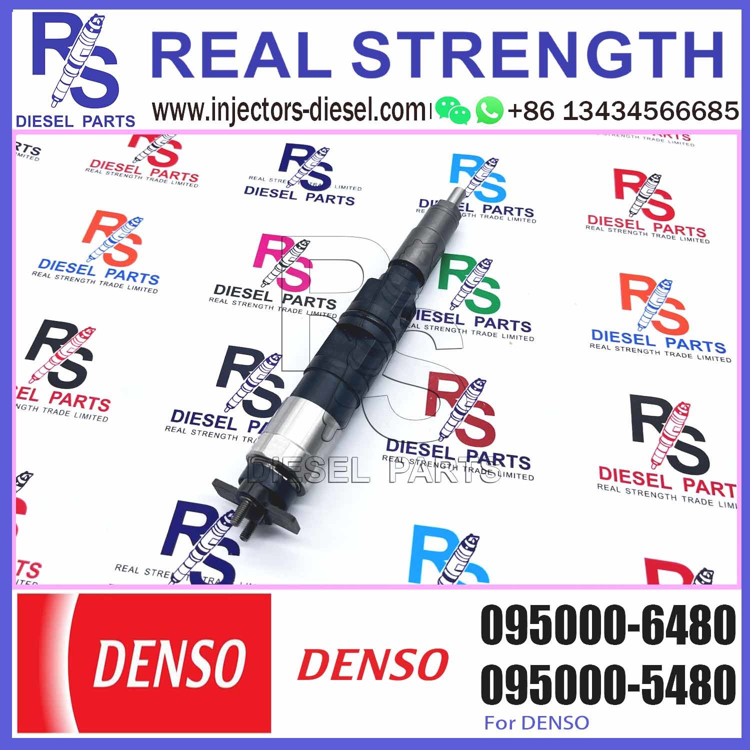 Fuel Injector RE528407 RE529149 RE546776 SE501947 095000-6480 For John Deere Engine