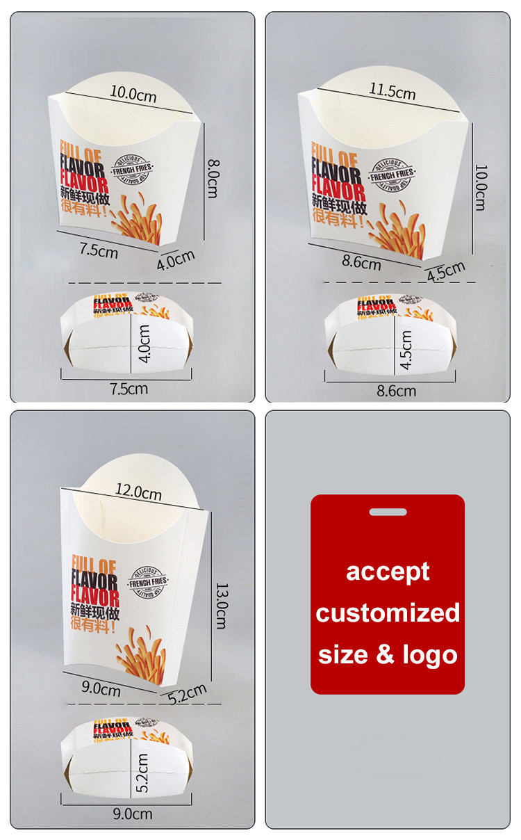 Biodegradable Takeaway Fast Food Paper Box Custom CMYK Color Printing