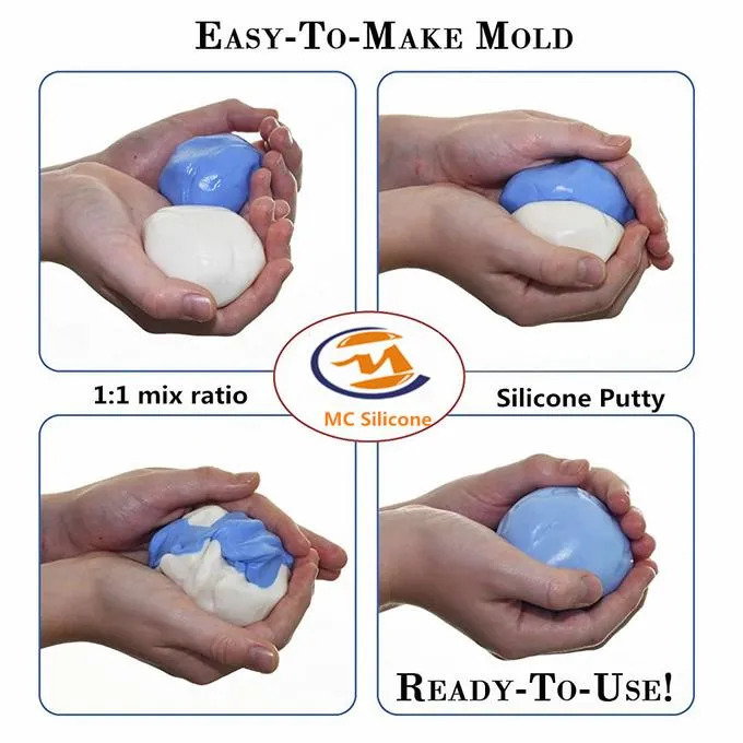 Wholesale Odor Free Fast Cure Mix Ratio1: 1 Silicone Impression Putty for Ear Plug