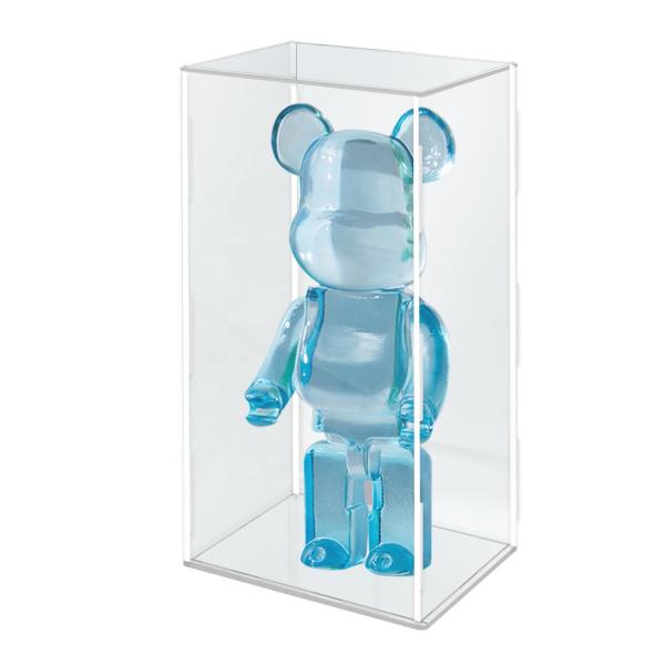 Plexiglass Acrylic Lockable Countertop Display Case Jewelry Bearbrick Case Acrylic Plexiglass