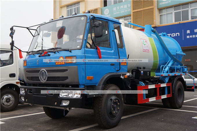Dongfeng 8cbm 8000Liters Vacuum Sewage Septic Fecal Suction Truck Sewer dredging Truck
