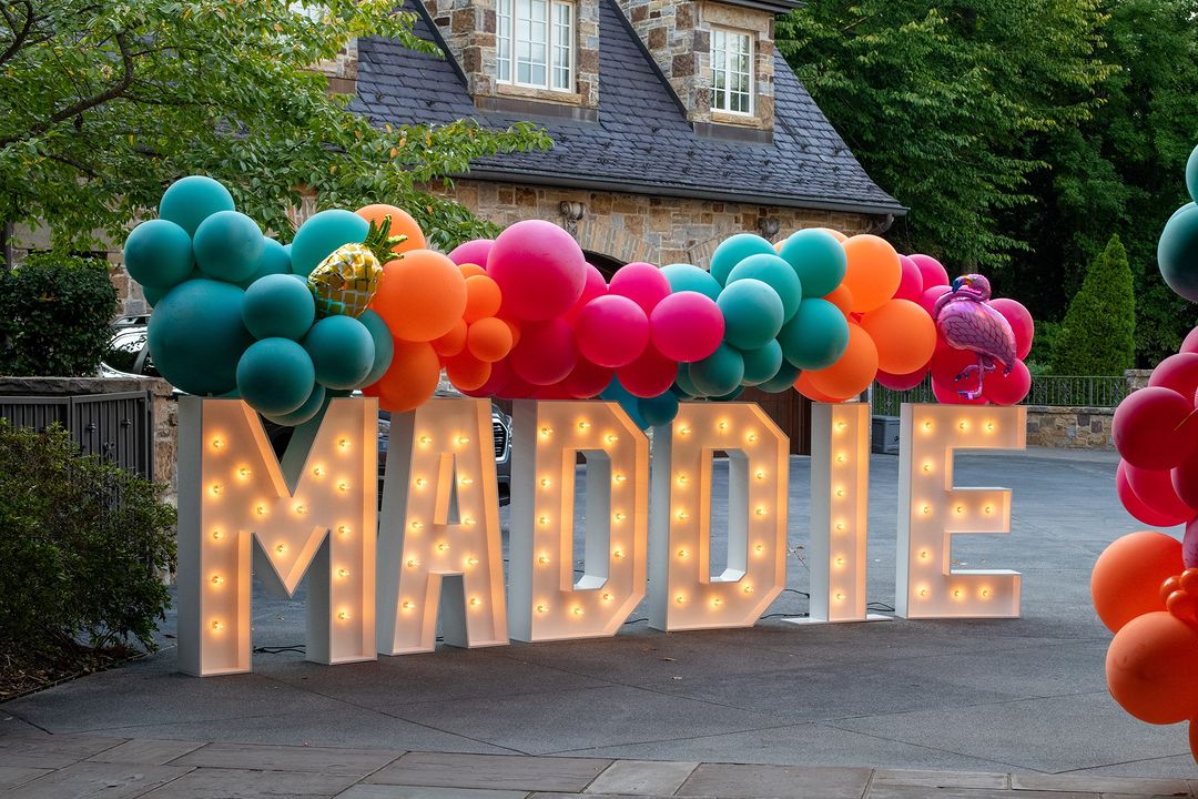 Party Led Birthday Numbers Large Led Lights Marquee Letters For 28C Event Decorations