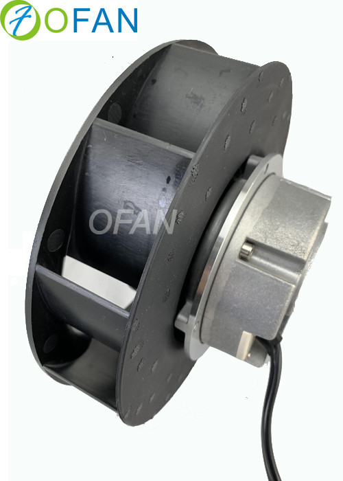 Low Noise Pa66 Rail Transportation EC Centrifugal Fans 230V 3570rpm