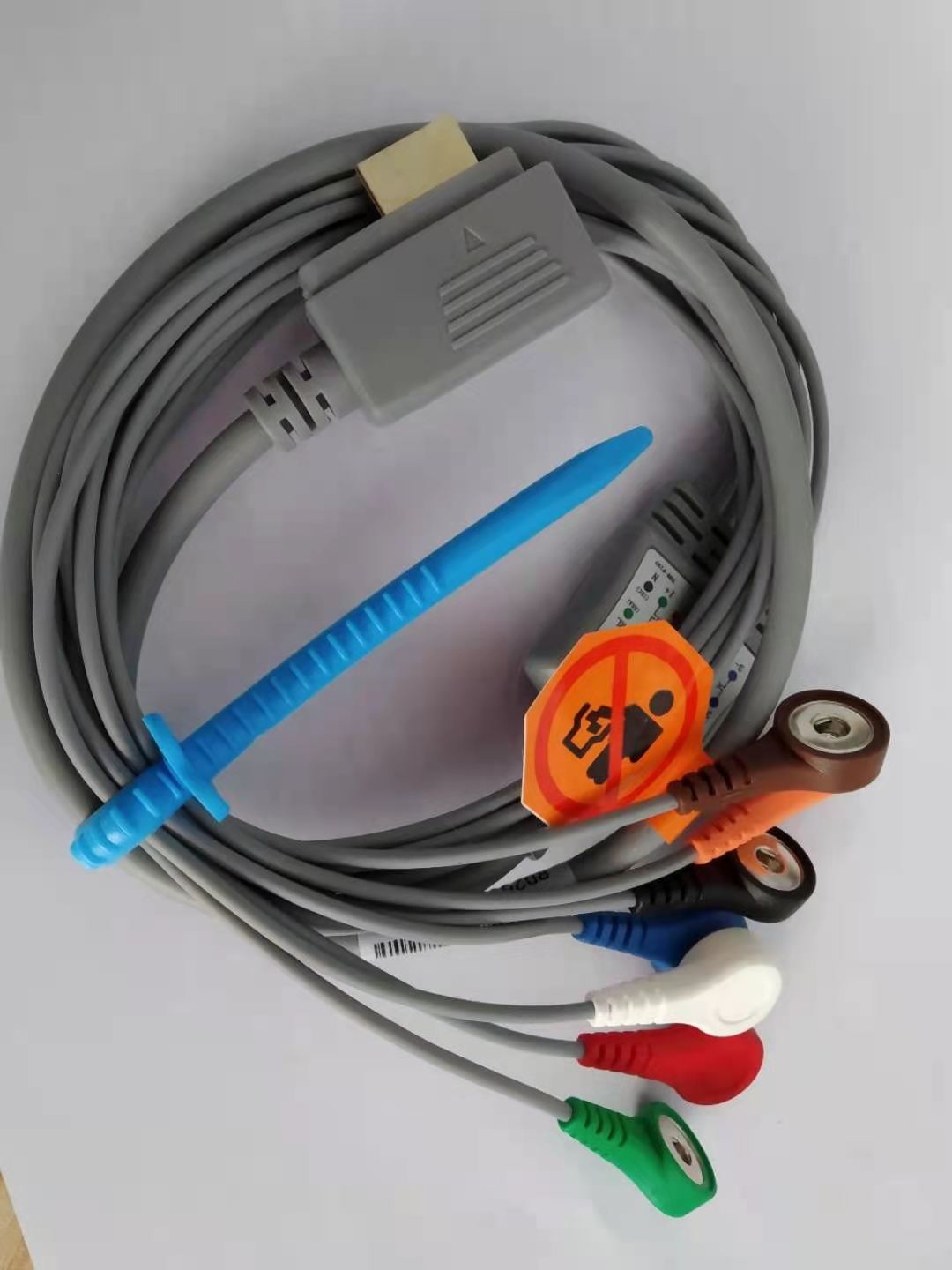 Borsam ITengo+ Snap AHA Holter 5 Lead Ecg Cable TPU Materials