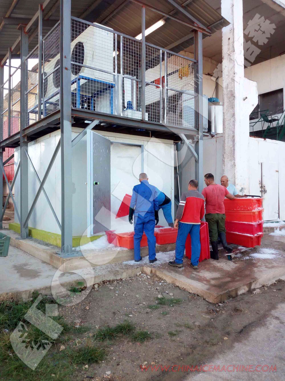 10 Ton Flake Ice Machine for Direct Slicing and Combining Refrigerated Materials