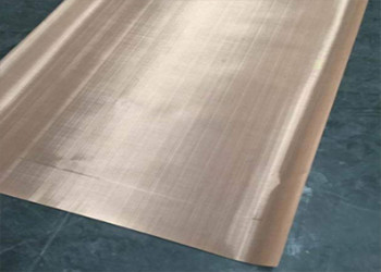 Crimped Bronze Wire Mesh Low Elongation And High Tension Eco - Friendly