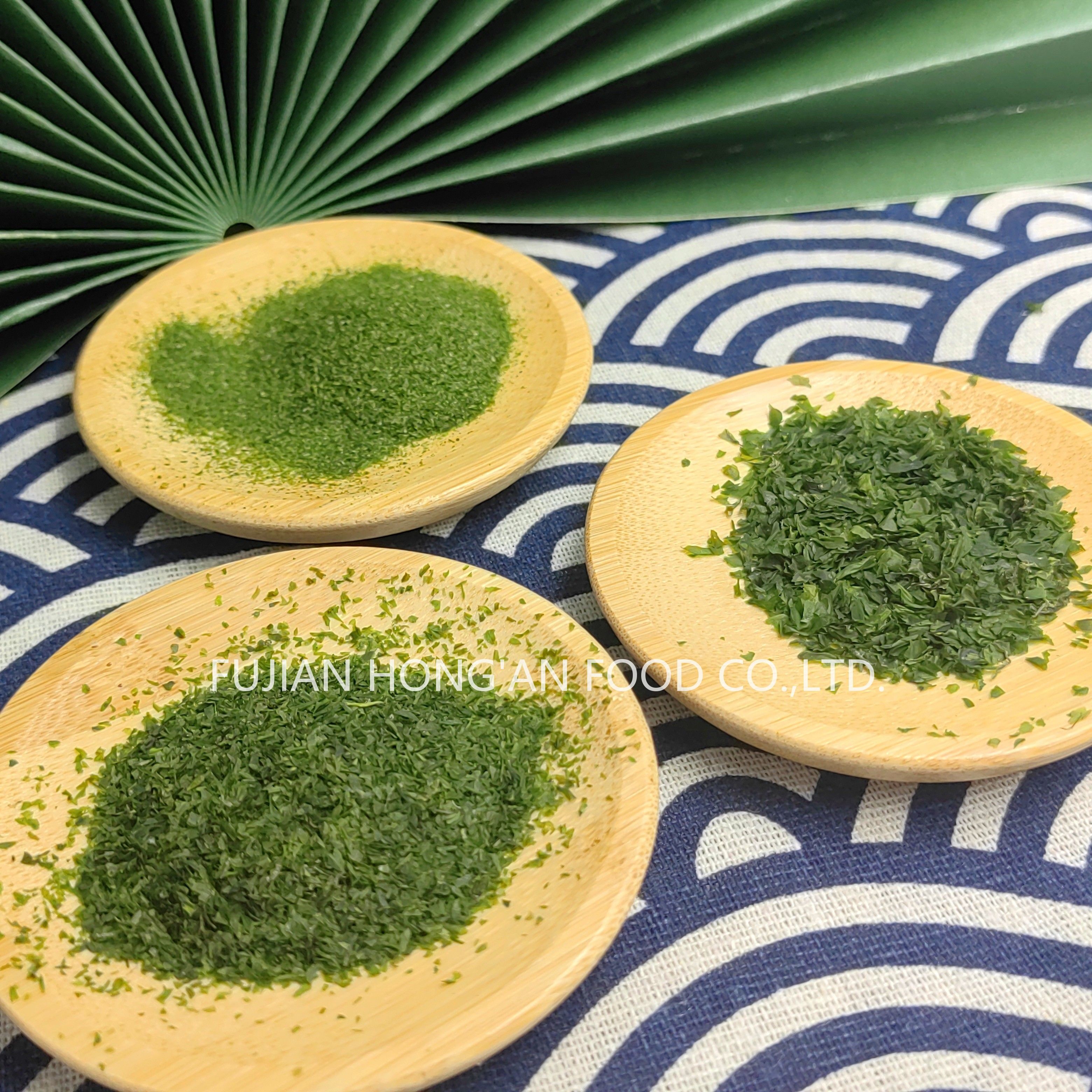 Food Grade Nutrient Rich Green Aonori Dried Seaweed Dry Processed Crispy Snack with Umami Flavor
